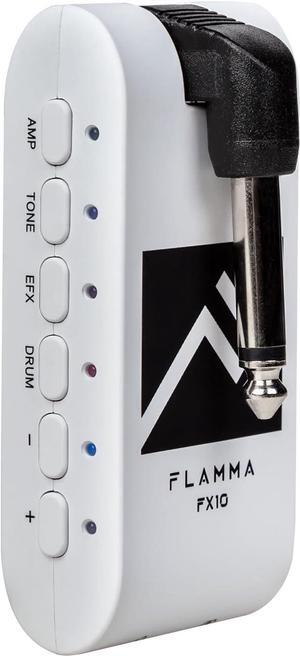 Guitar Headphone Amp Portable with 28 Drum Grooves 14 Built-in Effects 14 Amplifier Models 5 Tone Colors Support Bluetooth USB Audio Recording and Playback OTG Function Home Practice