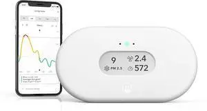 Battery Powered Radon & Air Quality Monitor (PM, CO2, VOC, Humidity, Temp, Pressure)