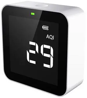 M10 Air Quality Monitor Indoor Air Quality Tester AQI PM2.5 VOCs Formaldehyde Detector for Home Air Testing, US Certified Air Sensor