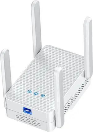 2026 WiFi 6 Extender Signal Booster, Longest Range up to 19980 sq.ft for Home, AX3000 Dual Band WiFi Repeater, Wireless Internet Extender with Gigabit Ethernet Port, 10X Faster Access Point, Onemesh