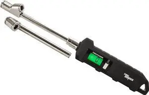 High Precision Digital Truck and RV Gauge with Replaceable AAA Batteries and 5 Year Warranty, Black