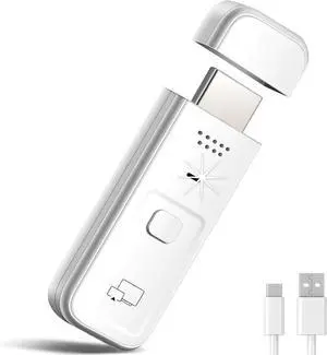 Wireless HDMI Transmitter and Receiver 2-in-1 4K Decode 1080P Output Wireless HDMI 2.4G&5G Display Adapter Plug & Play Portable Streaming Video and Audio to Monitor from PC/DV/HDTV/Projector/TV Box