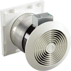 512M Through-the-Wall Ventilation Fan White Cover, 6-Inch 70 CFM 6.0 Sones