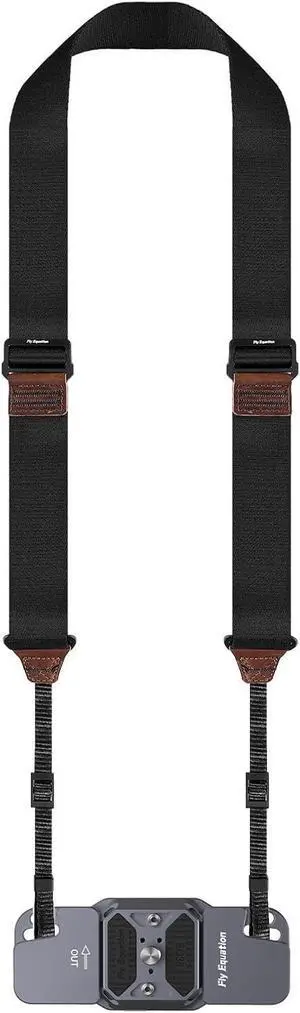 Camera Sling Strap Quick Release for Photographers Adjustable Camera Shoulder Strap Crossbody Suitable for DSLR Telephoto Lenses Camera (Black)