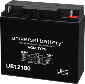 Universal Power Group 12V 18AH Champion Generator 9000 7000 Rechargeable Battery Universal Power Group 12V 18AH Champion Generator 9000 7000 Rechargeable Battery
