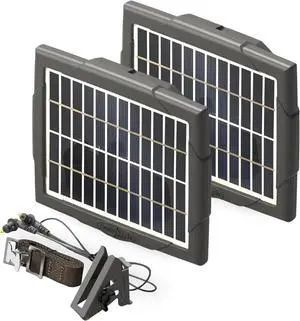 Solar Power Bank #PW-3600  Battery Charger for CuddeLink & Tracks Cameras - Portable Outdoor Charger with Built-in NiMH Battery & Genius Mount Kit