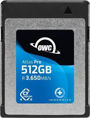 512GB Atlas Pro High-Performance CFexpress 4.0 Type B Memory Card, Professional Grade, up to 3000MB/s Write,3650MB/s Read, Capture up to 6K high bitrate Video