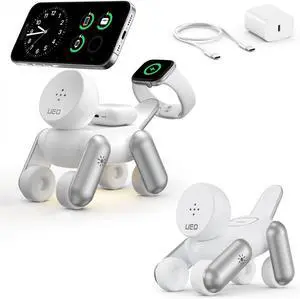 3 in 1 Wireless Charging Station for Devices,Foldable Cute Magnetic Mag-Safe Wireless Charger Stand with Night Light for iPhone 17 Air 16 15 14 13 12 Series,AirPods 4 3 2 Pro, Watch 3 in 1 Wireless Charging Station for Devices,Foldable Cute Magnetic Mag-Safe Wireless Charger Stand with Night Light for iPhone 17 Air 16 15 14 13 12 Series,AirPods 4 3 2 Pro, Watch