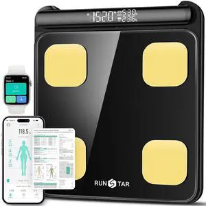 Smart Scale for Body Weight FSA&HSA Eligible, 8-Electrode Digital Bathroom Scale with BMI, Body Fat Percentage & Muscle Mass to 28 Body Composition and Printable Body Analysis Report Smart Scale for Body Weight FSA&HSA Eligible, 8-Electrode Digital Bathroom Scale with BMI, Body Fat Percentage & Muscle Mass to 28 Body Composition and Printable Body Analysis Report