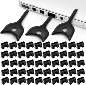 USB-A & USB-C Port Blockers Bundle with Key - Removable Type-A & Type-C Locks for PC, Laptop, Notebook & Gaming Devices - Moisture Resistant Shield for Data Protection USB-A & USB-C Port Blockers Bundle with Key - Removable Type-A & Type-C Locks for PC, Laptop, Notebook & Gaming Devices - Moisture Resistant Shield for Data Protection