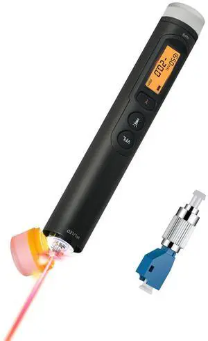 3-in-1 Fiber Optic Tester, 30KM Visual Fault Locator, Optical Power Meter with LCD Display and LED Light, Includes FC Male to LC Female Adapter for LC/FC/SC/ST 3-in-1 Fiber Optic Tester, 30KM Visual Fault Locator, Optical Power Meter with LCD Display and LED Light, Includes FC Male to LC Female Adapter for LC/FC/SC/ST