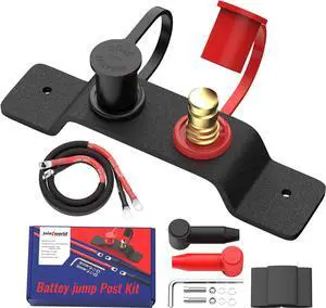 Remote Battery Terminals Heavy Duty Battery Relocation Kit with Bracket Cable Battery Remote Terminal Jumper Post for Car Can-Am X3 UTV ATV Remote Battery Terminals Heavy Duty Battery Relocation Kit with Bracket Cable Battery Remote Terminal Jumper Post for Car Can-Am X3 UTV ATV