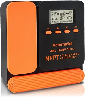 40A 12V/24V MPPT Solar Charge Controller for RV, Boat & Cabin 40A 12V/24V MPPT Solar Charge Controller for RV, Boat & Cabin