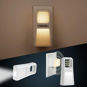 3 Pack 5-in-1 Power Failure Night Lights, Wireless Charging 3 Pack 5-in-1 Power Failure Night Lights, Wireless Charging