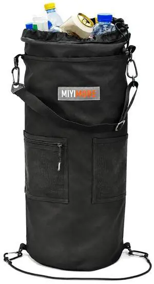 Portable Boat Trash Can, Leakproof & Odor Resistant 10-13 Gal Reusable Garbage Bag with Clips, Easy Install Marine Trash Bag for Pontoon, Fishing, Kayak, RV & Camping Boat Accessories Portable Boat Trash Can, Leakproof & Odor Resistant 10-13 Gal Reusable Garbage Bag with Clips, Easy Install Marine Trash Bag for Pontoon, Fishing, Kayak, RV & Camping Boat Accessories