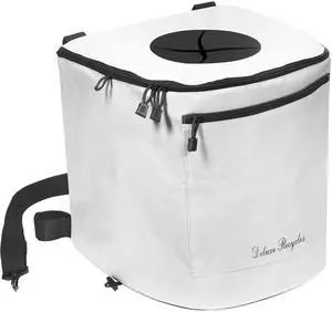 Portable Trash Can for Boating and Camping - Durable and Collapsible with Inner Bin - Kayak, Fishing, Beach, Hiking and Camping Essentials, Boat Accessories 8 Gallon Trash Can (White) Portable Trash Can for Boating and Camping - Durable and Collapsible with Inner Bin - Kayak, Fishing, Beach, Hiking and Camping Essentials, Boat Accessories 8 Gallon Trash Can (White)