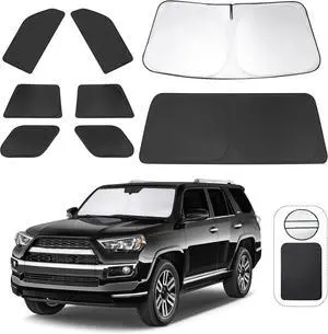 Window Shades for Toyota 4Runner 2010-2024 Accessories Car Side Full Windows Rear Triangular Windshield Sun Shade Sun UV Rays & Privacy Protection for Camping,Napping,and Relaxing 8PCS Window Shades for Toyota 4Runner 2010-2024 Accessories Car Side Full Windows Rear Triangular Windshield Sun Shade Sun UV Rays & Privacy Protection for Camping,Napping,and Relaxing 8PCS