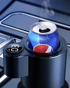 2-in-1 Car Cup Cooler & Warmer for Water Coffee Drinks All Year Useful, Summer Accessories of 12V Plug in Smar Cooler Cup for Car SUV Van Pickup Truck RV Vehicle Cup Holders 2-in-1 Car Cup Cooler & Warmer for Water Coffee Drinks All Year Useful, Summer Accessories of 12V Plug in Smar Cooler Cup for Car SUV Van Pickup Truck RV Vehicle Cup Holders