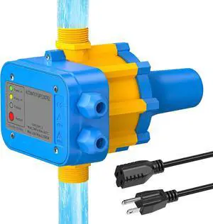 Smart Pressure Switch with Gauge for Well Pump, 110V-120V Automatic Smart Pressure Switch with Gauge for Well Pump, 110V-120V Automatic