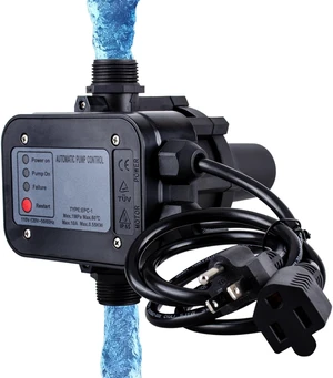 IP65 Automatic Water Pump ControllerWater Pump Pressure Switch Water Flow Sensor Switch Electronic Pump Pressure Regulator for Self-priming Pump110V-120V~50/60Hz IP65 Automatic Water Pump ControllerWater Pump Pressure Switch Water Flow Sensor Switch Electronic Pump Pressure Regulator for Self-priming Pump110V-120V~50/60Hz