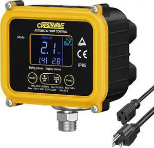 Smart Adjustable Pressure Switch for Well Pump with Dry-Run Protection Smart Adjustable Pressure Switch for Well Pump with Dry-Run Protection