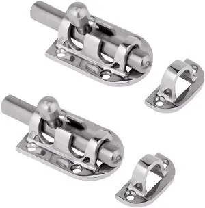 60/90/110mm Marine Boat Door Window Lock Latch Stainless Steel 316 Slide Barrel Bolt Clasp Sliding Hasp Locks Push Pull Toggle Buckle W/Friction pad (2PCS, 110mm) 60/90/110mm Marine Boat Door Window Lock Latch Stainless Steel 316 Slide Barrel Bolt Clasp Sliding Hasp Locks Push Pull Toggle Buckle W/Friction pad (2PCS, 110mm)