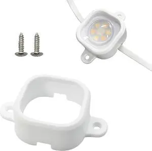 120 Pcs Light Clips for Govee Outdoor Lights H706 with 240 Screws, Mounting Brackets for Govee Pro Permanent Outdoor Lights Extension, Install Firmly, No Adhesive Needed(White) 120 Pcs Light Clips for Govee Outdoor Lights H706 with 240 Screws, Mounting Brackets for Govee Pro Permanent Outdoor Lights Extension, Install Firmly, No Adhesive Needed(White)