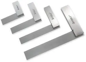 776629 4 Piece Set of Solid Machinist Squares, 2-3/4, 3-3/4, 4-3/4 and 6-3/4 inch Accurate to 0.001 776629 4 Piece Set of Solid Machinist Squares, 2-3/4, 3-3/4, 4-3/4 and 6-3/4 inch Accurate to 0.001