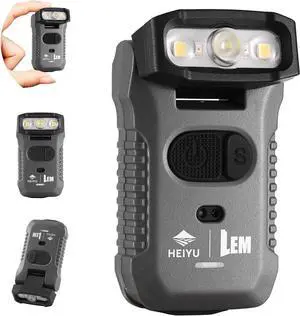 Rechargeable Cap Lights Clip Hat with Motion Sensor & Magnetic Base - 170° Adjustable Head, 633LM Red/Yellow/White Hands-Free Light for Camping, Running, Fishing (IP68 Waterproof) Rechargeable Cap Lights Clip Hat with Motion Sensor & Magnetic Base - 170° Adjustable Head, 633LM Red/Yellow/White Hands-Free Light for Camping, Running, Fishing (IP68 Waterproof)