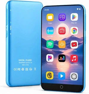 80GB MP3 Player with Bluetooth & WiFi, Android OS, 4" Touchscreen, Spotify & Video, Built-in Speaker 80GB MP3 Player with Bluetooth & WiFi, Android OS, 4" Touchscreen, Spotify & Video, Built-in Speaker