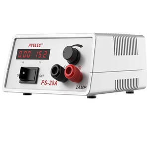 1.5V-15V 2A Adjustable DC Bench Power Supply with LED Display & Alligator Leads 1.5V-15V 2A Adjustable DC Bench Power Supply with LED Display & Alligator Leads