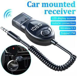 USB Bluetooth 5.3 Wireless Transmitter Receiver for Car Music Audio Aux Adapter USB Bluetooth 5.3 Wireless Transmitter Receiver for Car Music Audio Aux Adapter
