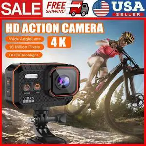4K WiFi Action Camera Waterproof Sports Camera HD 1080P Screen Underwater Camera 4K WiFi Action Camera Waterproof Sports Camera HD 1080P Screen Underwater Camera