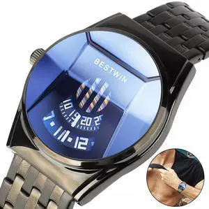 Luxury Men Quartz Watch Analog Date Waterproof Stainless Steel Sport Wristwatch Luxury Men Quartz Watch Analog Date Waterproof Stainless Steel Sport Wristwatch