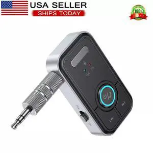 USB Wireless Bluetooth 5.3 Transmitter&Receiver 2in1 Audio Adapter 3.5mm Aux Car USB Wireless Bluetooth 5.3 Transmitter&Receiver 2in1 Audio Adapter 3.5mm Aux Car