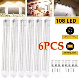 6Pack 12V Led RV Ceiling Dome Light LED Interior Lighting for Trailer Camper USA 6Pack 12V Led RV Ceiling Dome Light LED Interior Lighting for Trailer Camper USA