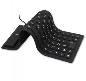 Waterproof Silicone Keyboard Foldable Flexible USB Mini Dustproof dirt Proof Waterproof Silicone Keyboard Foldable Flexible USB Mini Dustproof dirt Proof
