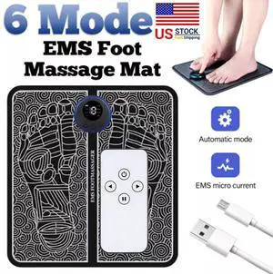 Electric Muscle Stimulator Electric Foot Massager Pad Massage Mat Relief Pain Electric Muscle Stimulator Electric Foot Massager Pad Massage Mat Relief Pain