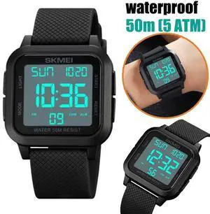 Fashion Waterproof Sports Watch LED Digital Display Multifunction Wristwatch Fashion Waterproof Sports Watch LED Digital Display Multifunction Wristwatch