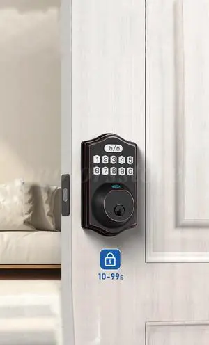 Keyless Smart Fingerprint Electronic Door Lock Anti Peeping Keypad Deadbolt Keyless Smart Fingerprint Electronic Door Lock Anti Peeping Keypad Deadbolt