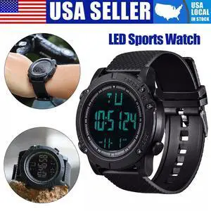 Men Waterproof Digital Sports Watch Military Tactical LED Backlight Wristwatch Men Waterproof Digital Sports Watch Military Tactical LED Backlight Wristwatch