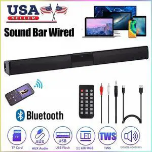 Sound Bar System Wired Subwoofer Subwoofer Home Theater TV Speaker Remote AUX TF Sound Bar System Wired Subwoofer Subwoofer Home Theater TV Speaker Remote AUX TF