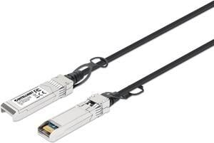 Intellinet SFP+ 10G Passive DAC Twinax Cable, SFP+ to SFP+, 7 ft., MSA-compliant for Maximum Compatibility, Direct Attach Copper, AWG 30, Black Intellinet SFP+ 10G Passive DAC Twinax Cable, SFP+ to SFP+, 7 ft., MSA-compliant for Maximum Compatibility, Direct Attach Copper, AWG 30, Black