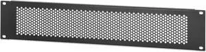 Intellinet 19" Vented Blank Panel, 2U, Rackmount Spacer Panel with Perforated Venting, Black RAL 9005