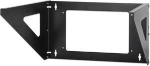 Intellinet Vertical Wall Mount Rack Bracket for 19" Equipment, 6U, Space-Saving Mini-Rack to Mount 19 in. Network Equipment Vertically on a Wall or Horizontally under a Desk, Black RAL 9005 Intellinet Vertical Wall Mount Rack Bracket for 19" Equipment, 6U, Space-Saving Mini-Rack to Mount 19 in. Network Equipment Vertically on a Wall or Horizontally under a Desk, Black RAL 9005