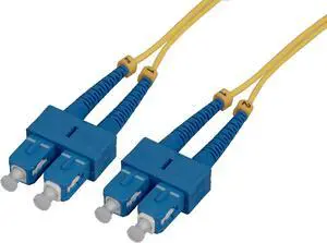 Intellinet 3 m SC to SC UPC Fiber Optic Patch Cable, 2.0 mm, Duplex, OFNR, Singlemode BIF, Yellow, 9/125 µm, Bend Insensitive Fiber Cable G.657.A1, 10 ft