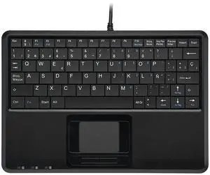 Perixx 11630 PERIBOARD-510H Plus - Teclado Espanol - USB con Cable, con touchad Multi gestos integrado y 2 entradas USB - Dimension 23x16x2 cm - Negro Perixx 11630 PERIBOARD-510H Plus - Teclado Espanol - USB con Cable, con touchad Multi gestos integrado y 2 entradas USB - Dimension 23x16x2 cm - Negro