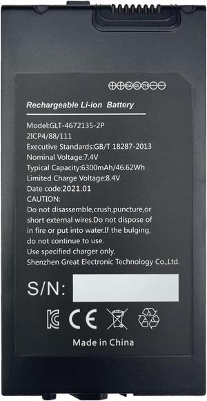 MUNBYN Rechargeable Battery for Rugged Tablet IRT09, 12.2" Windows 11 Pro Durable Tablet, Intel N5105, 16GB+128GB (Battery Only)