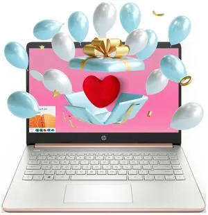 HP Essential Laptop, 14" HD Display, Intel Celeron N4120, 16GB RAM, 64GB eMMC, Webcam, HDMI, Wi-Fi, RJ-45, 1 Year Office 365, Windows 11 Home, Rose Gold HP Essential Laptop, 14" HD Display, Intel Celeron N4120, 16GB RAM, 64GB eMMC, Webcam, HDMI, Wi-Fi, RJ-45, 1 Year Office 365, Windows 11 Home, Rose Gold