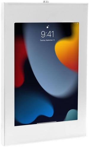 Mount-It! Anti-Theft Tablet Wall Mount, Tablet Wall Kiosk with Universal Enclosure, Locking Tablet Mount for iPad Generations 7-10, iPad Pro, iPad Air, iPad 10.2 inch, iPad 10.9, White